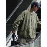 Unisex Jacket Retro Workwear Pullover Jacket Loose Men's Coat